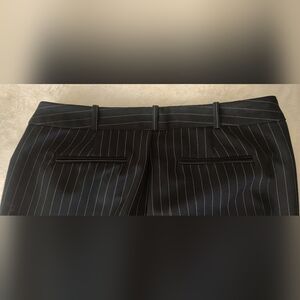Women's Black And White Pinstripe Pants